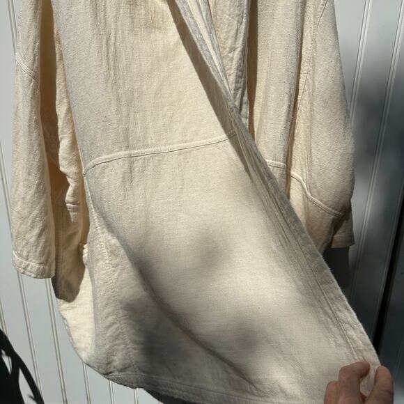 Atelier Delphine Haori Jacket Kinari Natural Ivory 100% Cotton Size XS EUC $400 - Picture 13 of 16